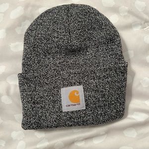 Brand New Carhartt Black White Knit Cuffed Beanie